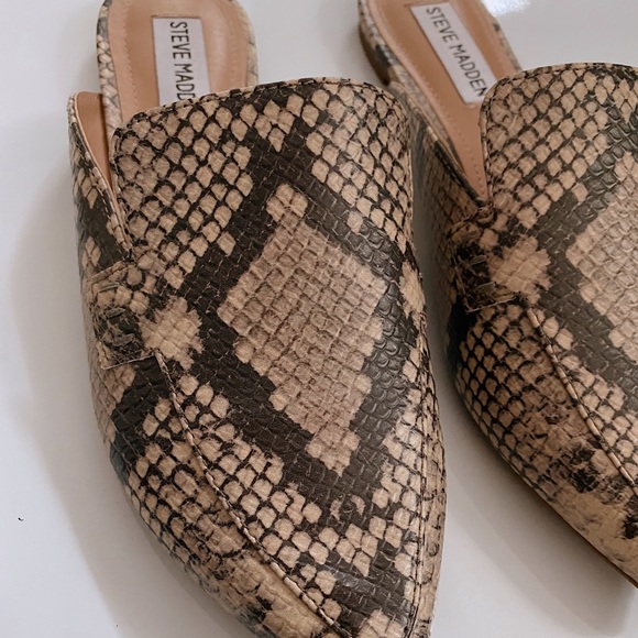 Snake skin mules NEW - Picture 3 of 3